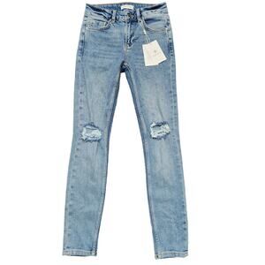 NWT Anine Bing Gabe Mid Rise Skinny Ankle Jeans Size 24